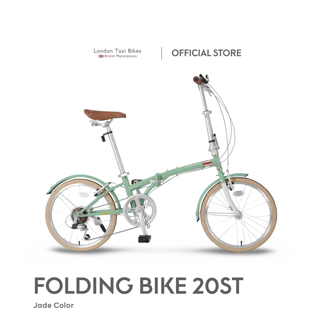 London Taxi Folding Bike 20ST – Jade – Jefferys Indonesia